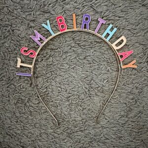 Colorful Birthday Headband